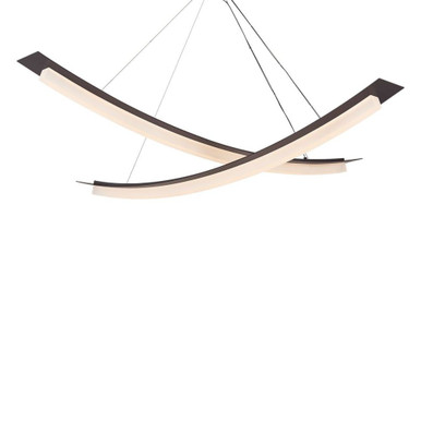 Kaguya 58W 2 LED Chandelier 14.25 Inch Tall and 60 Inch Wide by Sonneman - 7702