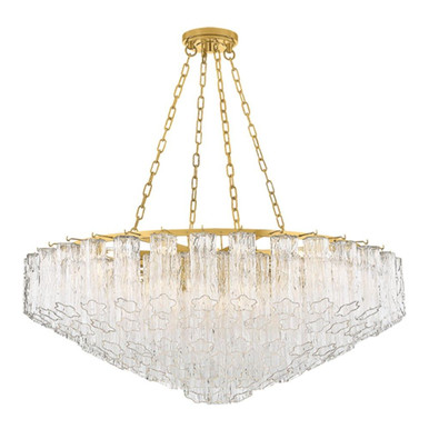 Watertown 21 Light Chandelier 18.5 Inch and 46 Inch Wide by Hudson Valley - 4921A-AGB