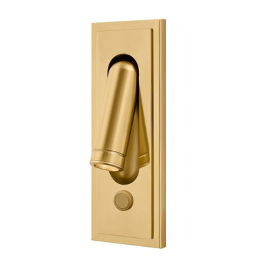 Parsons 6W 1 LED Wall Sconce 7 Inch Tall and 2.5 Inch Wide by Hudson Valley - 7051-AGB