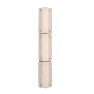 Sunnybrook 45W 3 LED Wall Sconce 37.75 and 6.5 Inch Wide by Hudson Valley - 9453-AGB