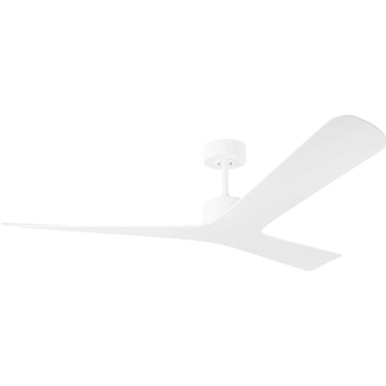Tri Plank 3 Blade Ceiling Fan 12.9 and 57 Inch Wide by Visual Comfort Fan - 3TPKSM57