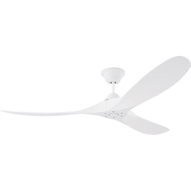 Maverick Coastal 3 Blade Ceiling Fan 12X60 Inch Wide by Visual Comfort Fan - 3MGMR60