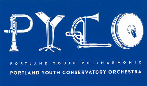 3x5 inch blue PYCO sticker.