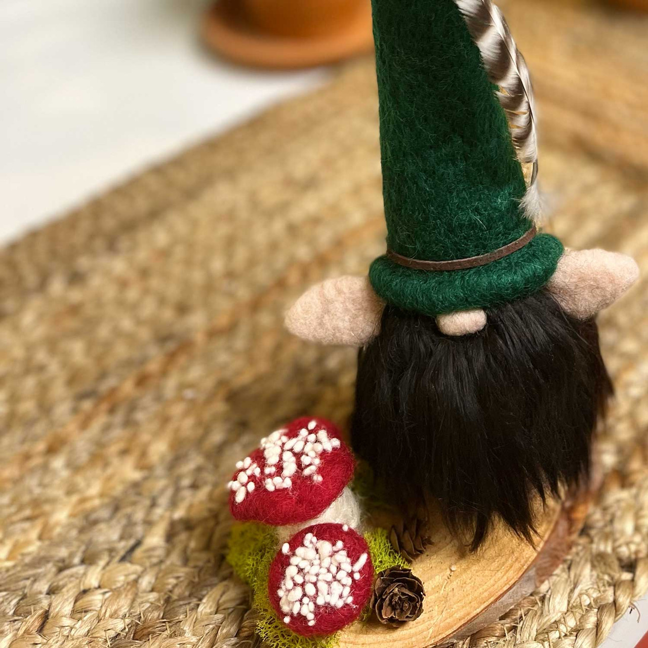 Felted Sky Gnomes Needle Felting Kit at New River Art & Fiber