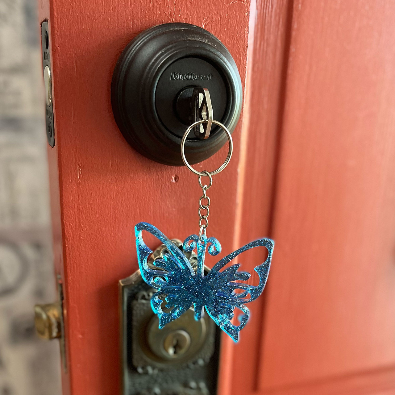 Keychain Butterfly Bee Accessories Handmade