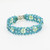 Dee-Vine Designs • Turquoise Swarovski Crystal Bracelet