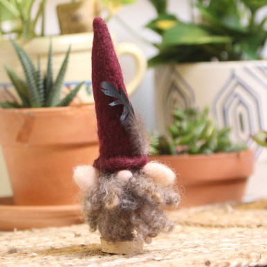 Needle Felt Woodland Gnome - ARC