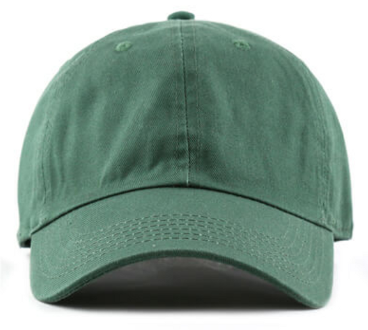 Unisex Lightweight Stonewashed Baseball Cap Dark Green # 1411