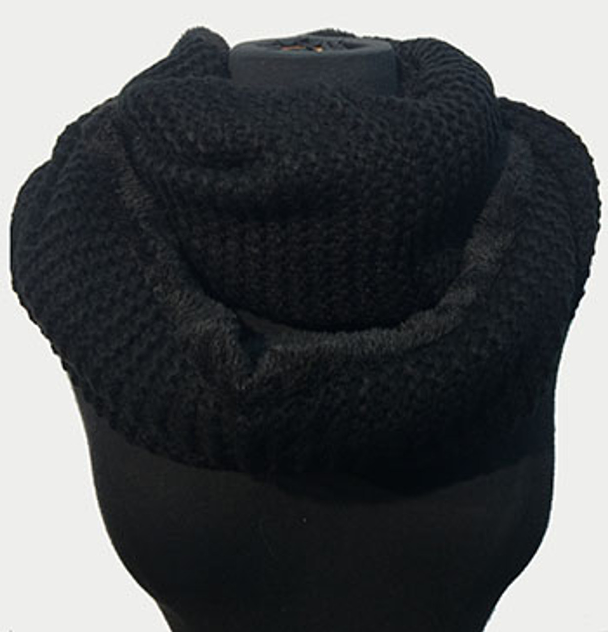 Unisex Soft Knit With Faux Fur Lining Infinity Scarf # S1227
