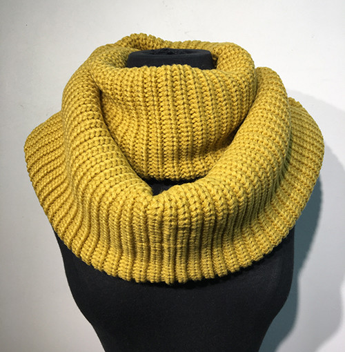 Rust/Mint/Yellow Woven Loom Infinity Scarf – GiGi's Emporium