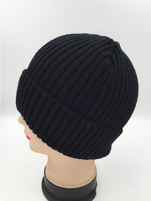       Unisex Beanie Hats Black Dozen #H1150BK