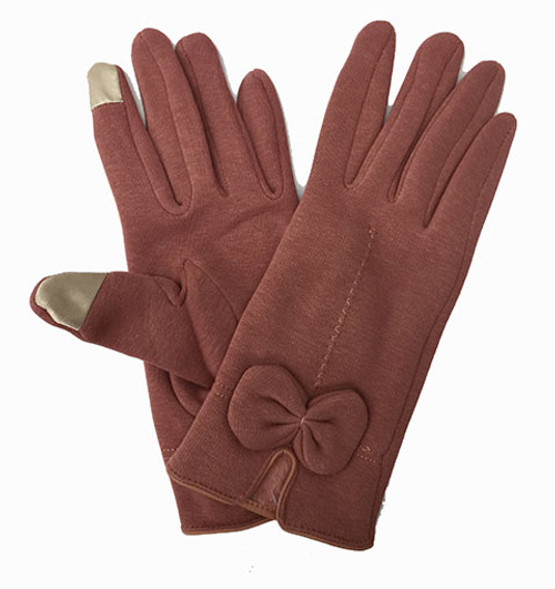 Women's Touch Gloves with Bow Dozen # G1045