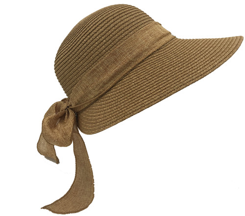 Fashion Summer Straw Hat Khaki # H 8087-6