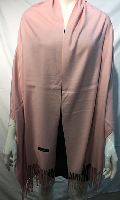 New! Fashion Long Soft Cashmere-Feel Shawl Pink #963-6