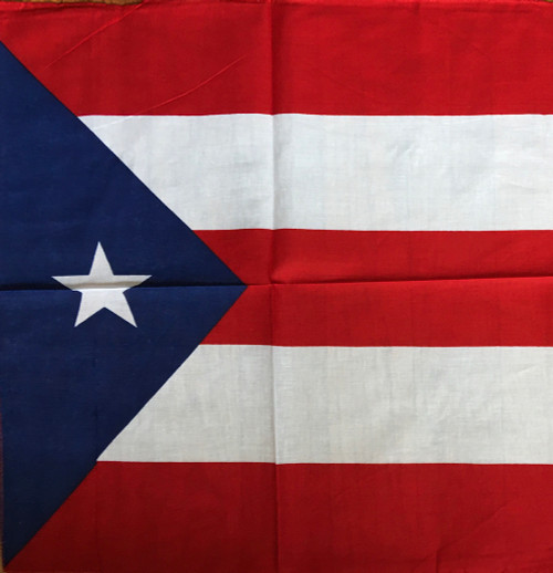 Puerto Rico Flag Bandana Dozen