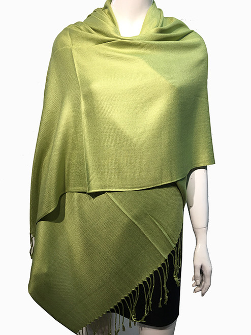 Pashmina Solid Army Green # 2-11