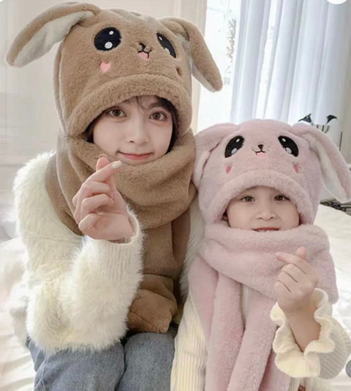 Kid's Cute Animal Hat and Scarf Set # K008