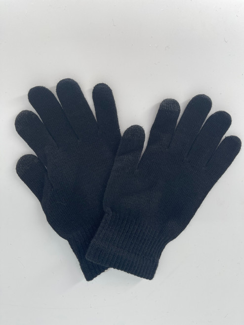    NEW ! Fashion Touch  Magic Gloves  for Women Black Dozen # G2062