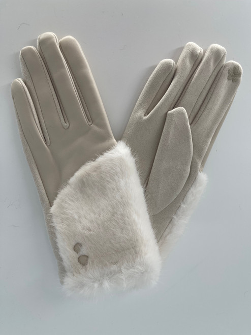  NEW ! Fashion Touch  Faux Fur Gloves   Assorted Dozen # G2163-