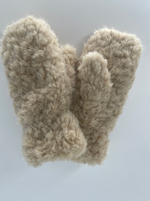     NEW ! Fashion Faux Fur Mitten Gloves  Assorted Dozen # G2166