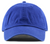 Unisex Lightweight Stonewashed Baseball Cap Royal Blue # 1413