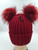  Two Ball Knit Crochet Winter Warm Hat  Assorted Dozen #H1105