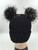  Two Ball Knit Crochet Winter Warm Hat  Assorted Dozen #H1105