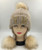                                                                 New! NY RhineStone Knit Hats with Fur Ball Assorted Dozen #H1214