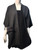                                                                                 New! Elegant Women's - Faux Fur  Poncho  Cape D. Gray/Black # P233-2