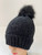 SALE! Chenille Beanie with Faux Fur Pom Assorted Dozen # H1279