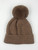 Cable Knit Beanie with Faux Fur Pom # H1291