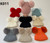 Kid's Cute Knit Beanie Hats with Faux Fur Pom Pom Ears # K011