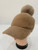 NEW! Fashion Knit Cap with Detachable Faux Fur Pom # H1308