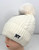                              NEW! Knit Cable Beanie with Faux Fur Pom Pom # H1345