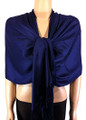 Pashmina Solid Navy Blue # 2-23