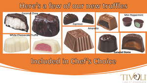 Our chef creates unique flavor profile for our truffles. From white chocolate rasberry cheesecake to very spicy peppers enrobed in dark chocolate we have a flavor for everyone. Our chef creates unique flavor profile for our truffles. From white chocolate rasberry cheesecake to very spicy peppers enrobed in dark chocolate we have a flavor for everyone.