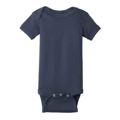 Infant Short Sleeve Baby Rib Bodysuit-Sanborn