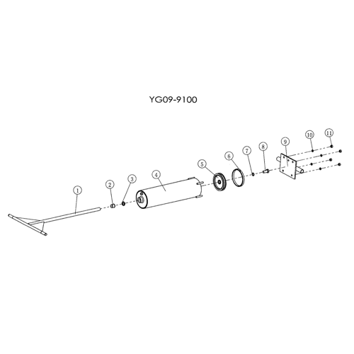 YG099180 Cylinder Seal Kit for DirectLift Motorcycle Lifts