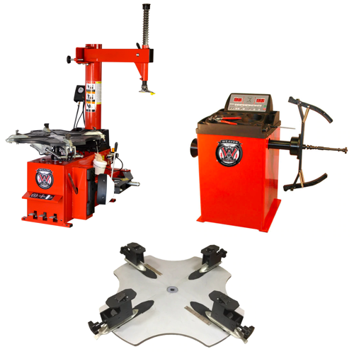 Weaver® Motorcycle Tire Changer / Wheel Balancer - Combo 3