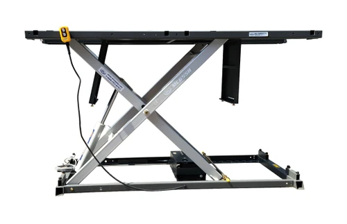 K&L MC655 Hydraulic Motorcycle Lift Gray on Gray