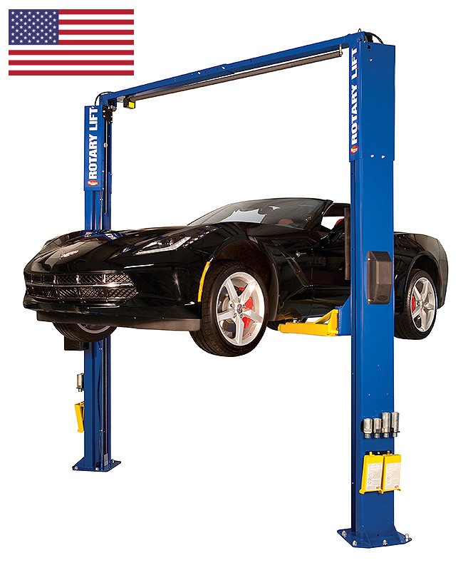 Rotary Spoa10 Ta Blue Trio Arms Certified Overhead 2 Post Lift Derek Weaver Company Inc