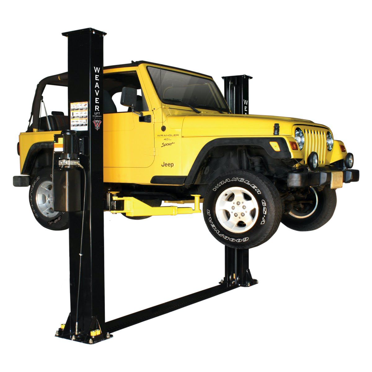 Set of 2 - 3 Tall Solid Rubber Stack Blocks for Any Auto Lift