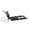 Direct-Lift Pro-6M Mid Rise Lift lowered with portable dolly engaged for transport