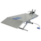 Weaver TX-1000-XLT Motorcycle Lift includes TX-1000, Wheel Vise, and TX-Side Extension Kit (shown with optional front extension, Gray and Blue option).