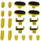W9-3D Complete Adapter Set Included - (4 each) 6", 3", 1 1/2" Stack Adapters, Rubber Padded Lift Adapters, U-shaped 3" Frame Adapters