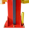 Back View of W9-3D Column shows Steel Hydraulic Hose Covers and Stack Adapter Storage