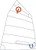 J Sails Opti Race Sail 3.0 - Blue (75-95lbs)