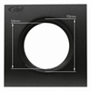 VNG-95-12-20-0 - 111-805-591-C - 111805591C - 9512200 - KLOKKERHOLM - FRONT APRON - STANDARD BEETLE 68-77 - BLACK OR GALVANIZED COATING MAY VARY - SOLD EACH
