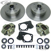 ACC-C10-4123 - CIP1 EXCLUSIVE - DELUXE FRONT DISC BRAKE CONVERSION KIT WITH GENUINE QUALITY WHEEL BRGS - SIMILAR TO EMPI 22-2855 - WITH YOUR CHOICE OF BOLT PATTERN - FITS SUPER BEETLE 71-79 - SOLD KIT