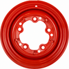 ACC-C10-6621-SMRD - STOCK SMOOTHIE 5X205MM 5 BOLT STEEL WHEEL - HOT ROD RED - 15X5-1/2 (3-3/4 INCH BACK SPACING) HUBCAP SOLD SEPARATELY (1 INCH WIDER THEN STOCK CHECK CLEARANCE BEFORE ORDERING) - SOLD EACH